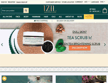 Tablet Screenshot of izilbeauty.com